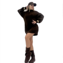 abito/maglia con mezzo collo town